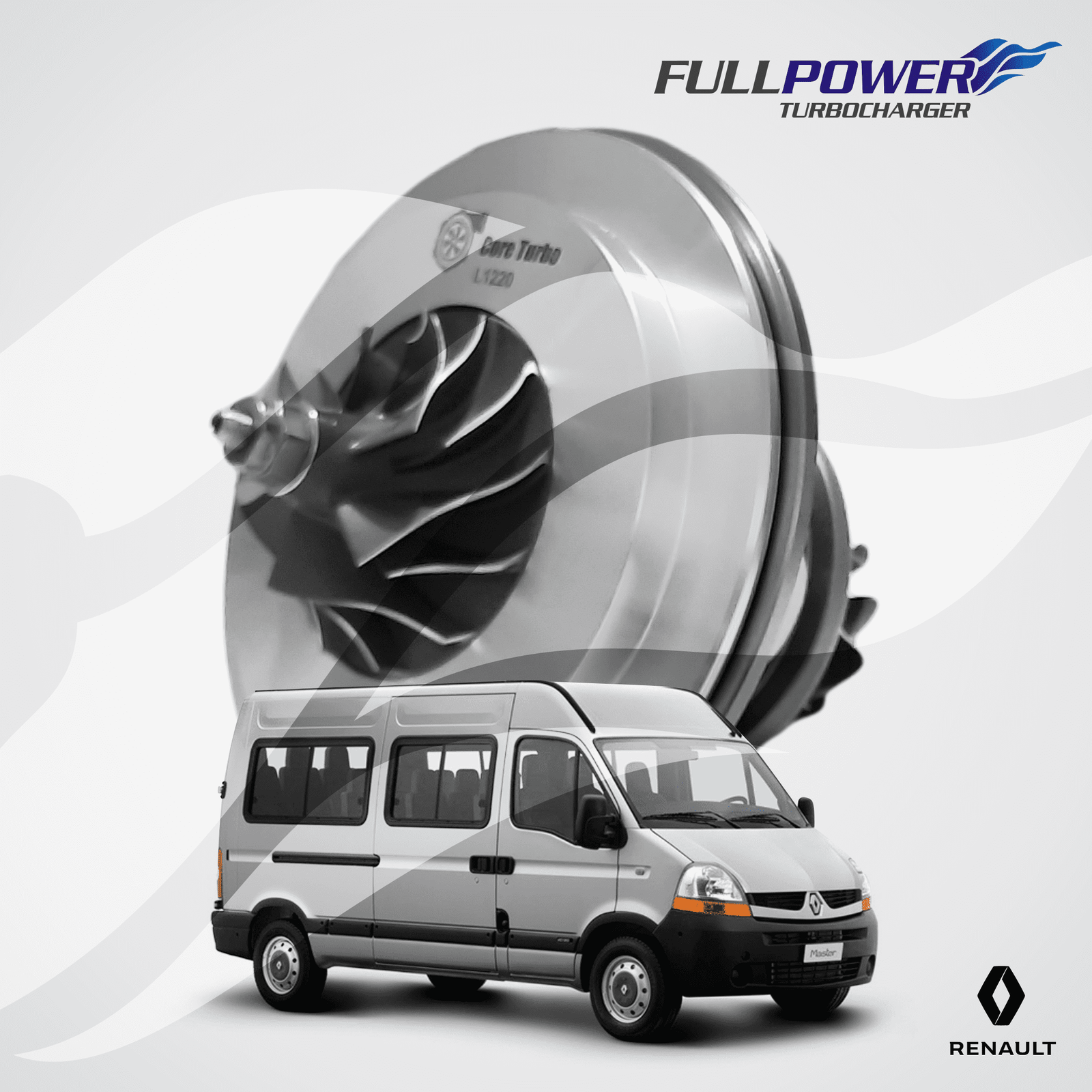K03 – RENAULT MASTER ELETRONIC 2.5 – CORE TURBO